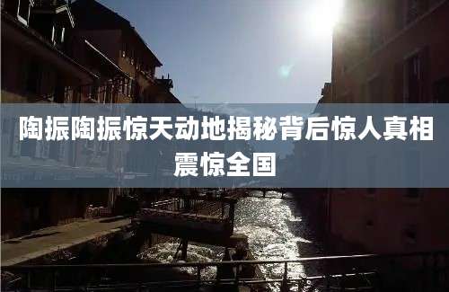 陶振陶振惊天动地揭秘背后惊人真相震惊全国