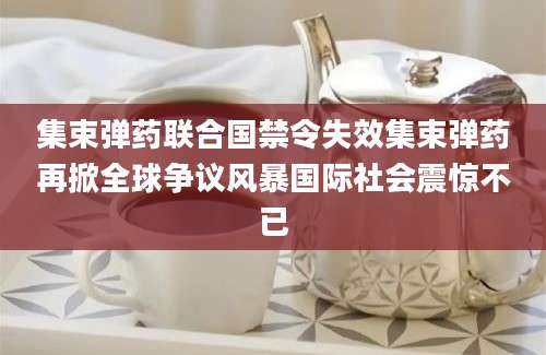 集束弹药联合国禁令失效集束弹药再掀全球争议风暴国际社会震惊不已