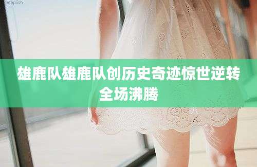 雄鹿队雄鹿队创历史奇迹惊世逆转全场沸腾