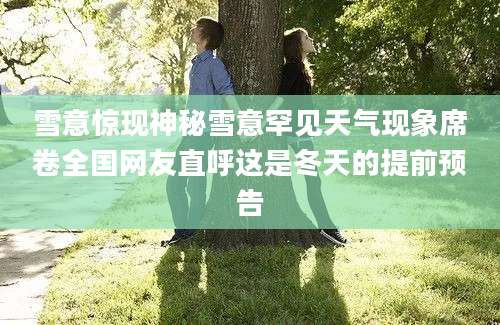 雪意惊现神秘雪意罕见天气现象席卷全国网友直呼这是冬天的提前预告