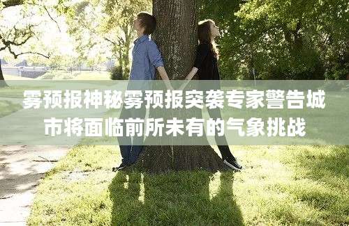 雾预报神秘雾预报突袭专家警告城市将面临前所未有的气象挑战