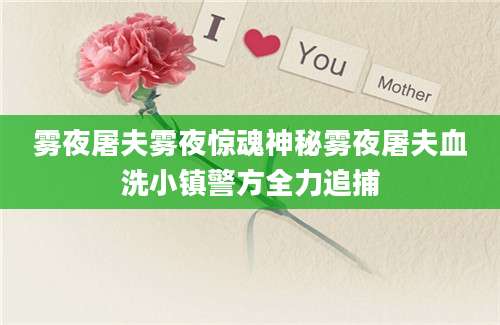 雾夜屠夫雾夜惊魂神秘雾夜屠夫血洗小镇警方全力追捕