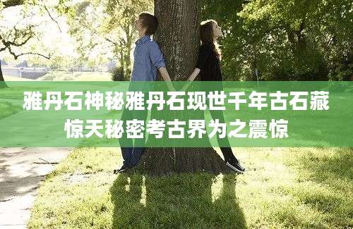 雅丹石神秘雅丹石现世千年古石藏惊天秘密考古界为之震惊
