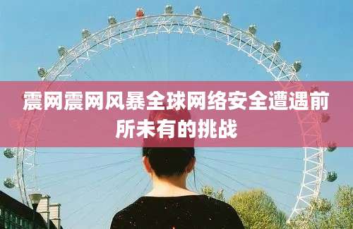 震网震网风暴全球网络安全遭遇前所未有的挑战